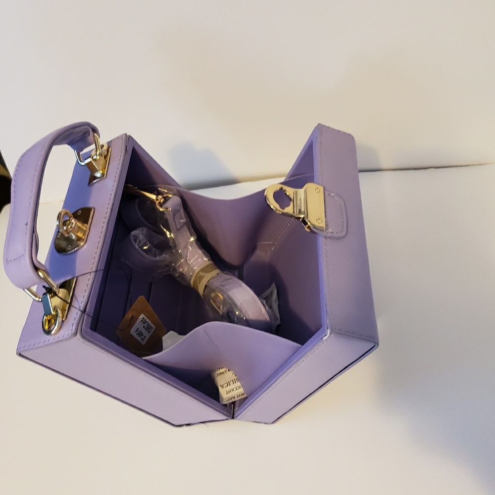 lavender "Secret box handbag" 3AM Forever® - Picture 4 of 8
